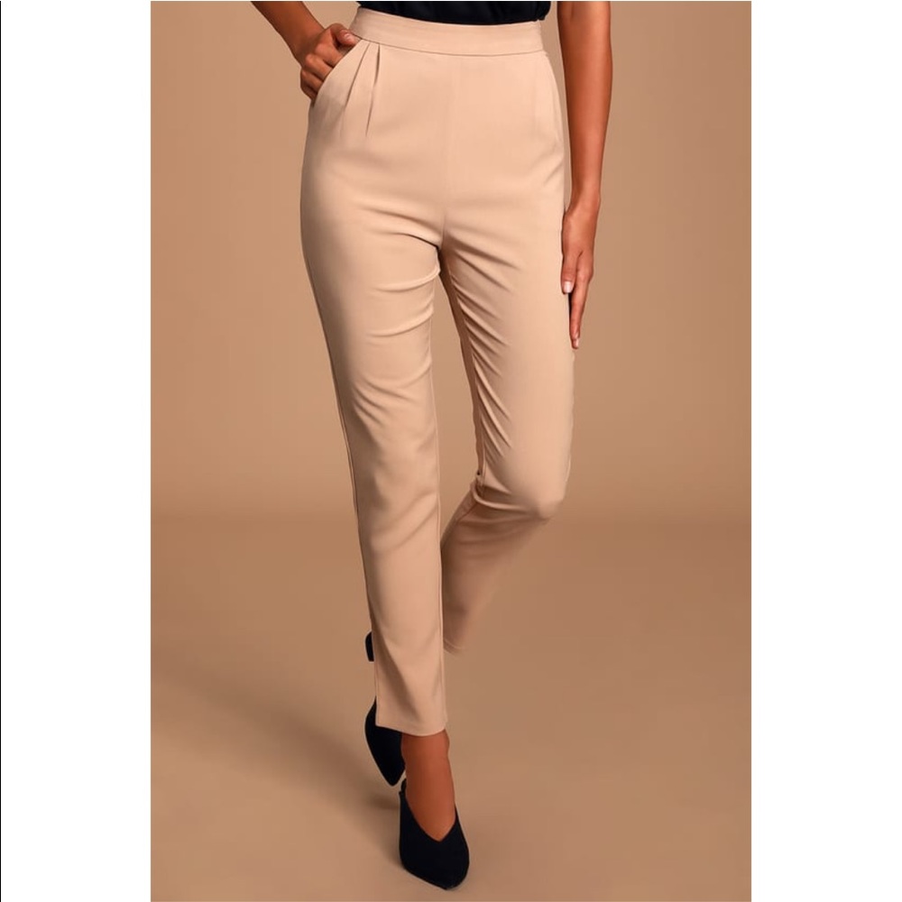 High waisted trouser pants